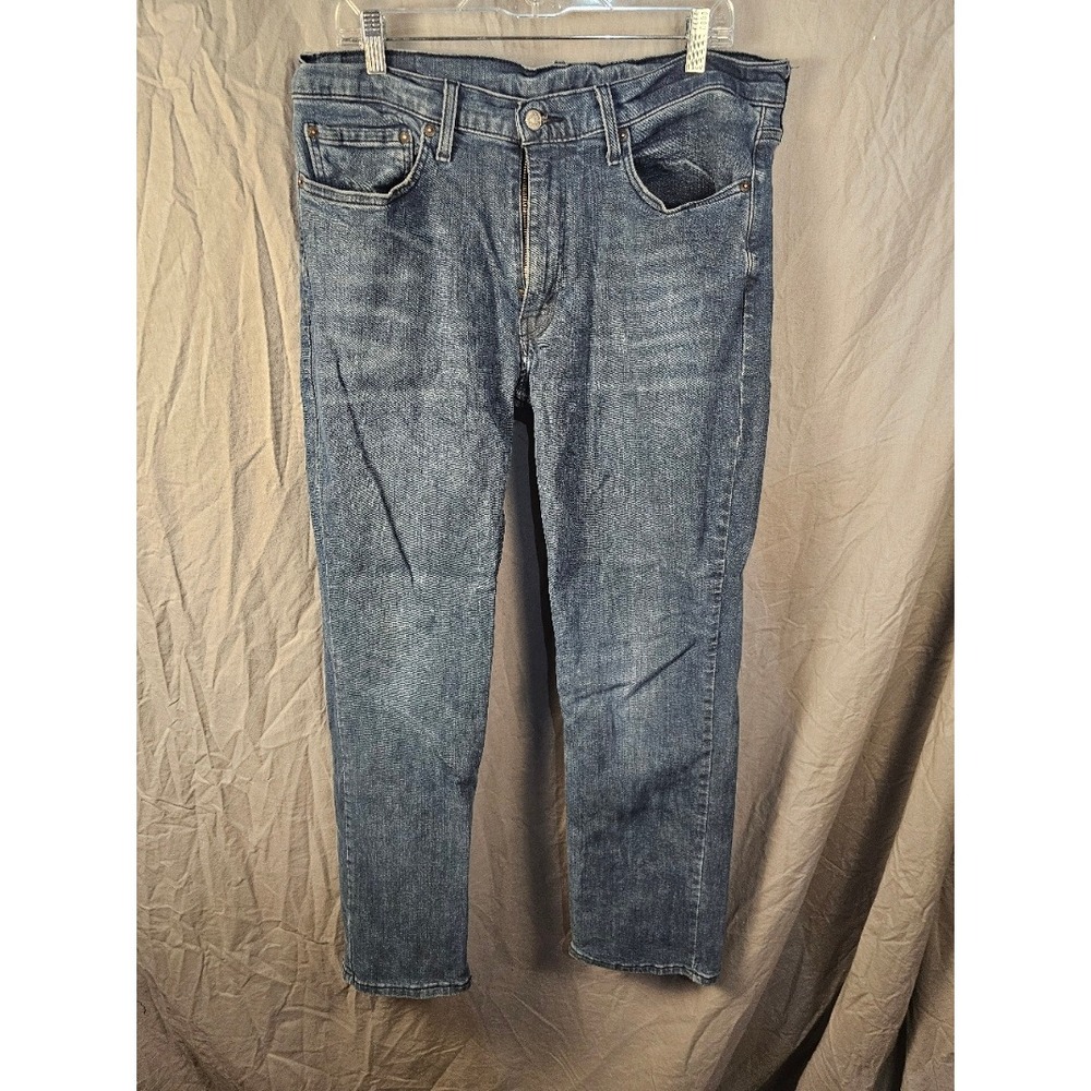 Levis 514 Straight Fit Mens Blue Denim Jeans Dark Wash W36 L32 00514-1403